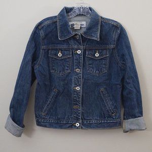 3/$20 Express Bleus Jean Jacket Dark Wash Denim
